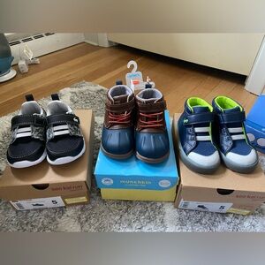 3 pairs of toddler size 5 shoes. NWT